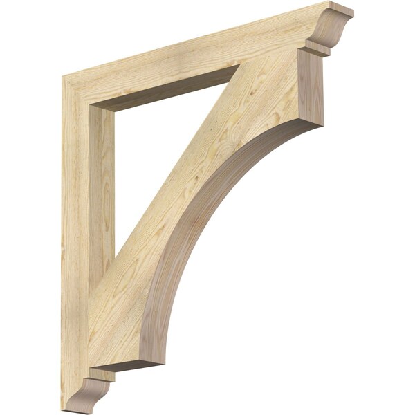 Ekena Millwork Westlake Traditional Rough Sawn Bracket, Douglas Fir, 4"W x 36"D x 36"H BKT04X36X36WTL01RDF - main